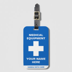 Étiquette À Bagage Poignée Médicale personnalisée avec soin
