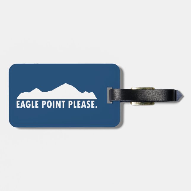 Étiquette À Bagage Point d'aigle S'Il Vous Plaît (Dos horizontal)
