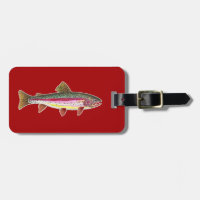 Poisson de truite arc-en-ciel, pêcheur