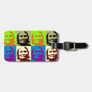 Étiquette À Bagage Pop Art Freedom Fighter Geronimo