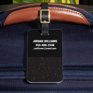 Étiquette À Bagage Portion De Ciel Avec Plus De 45 000 Galaxies Visib