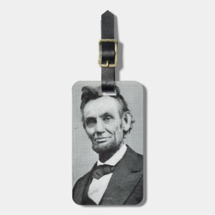 Étiquette À Bagage Portrait d'Abe Lincoln 1