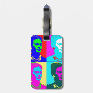 Étiquette À Bagage Portrait inspiré de Frida Kahlo
