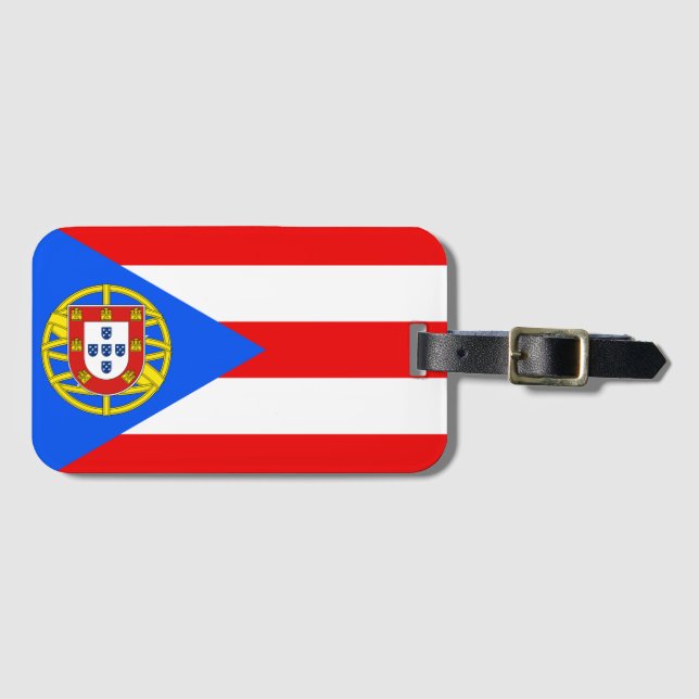 Étiquette À Bagage Portu-Rican (Devant Horizontal)