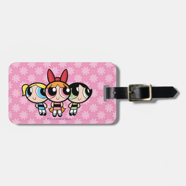 Étiquette À Bagage Powerpuff Girls : Sucre, épices et tout Nice (Devant horizontal)
