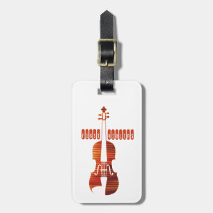 Étiquette À Bagage Première étiquette de bagage de violons