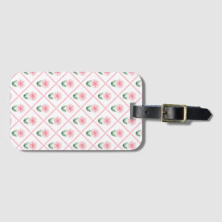 Étiquette À Bagage Preppy floral trellis grandmillenial