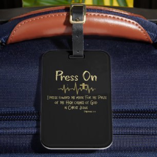Étiquette À Bagage Presse Sur Christian