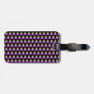 Étiquette À Bagage Princesse Crown Rainbow Emoji Poop