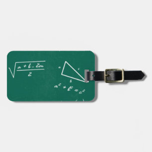 Étiquette À Bagage professeur de mathématiques algebra geek