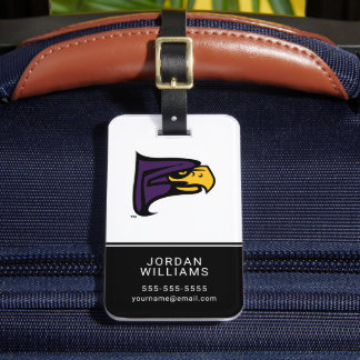 Étiquette À Bagage Profil de la mascotte Hawk du Hunter College