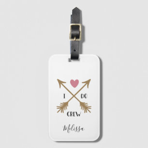 Étiquette À Bagage Proposition de mariage I DO CREW