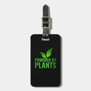 Étiquette À Bagage Propulsé Par Les Plantes - Exercice Vegan