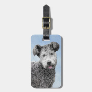 Étiquette À Bagage Pumi Peinture - Cute Original Chien Art