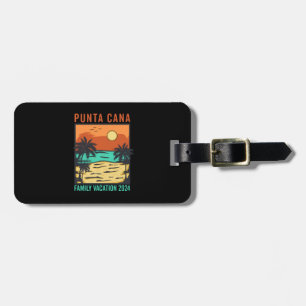 Étiquette À Bagage Punta Cana Famille Vacation 2024