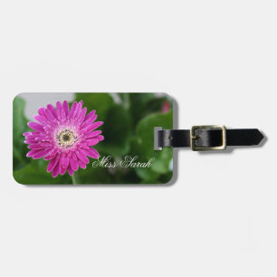 Étiquette À Bagage Purple Daisy personnalisé