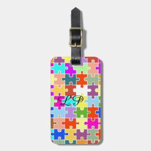 Étiquette À Bagage Puzzle personnalisé