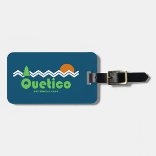 Étiquette À Bagage Quetico Provincial Park Retro