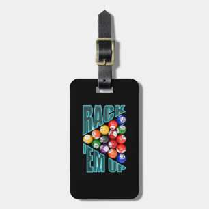 Étiquette À Bagage Rack'em Up Billiards