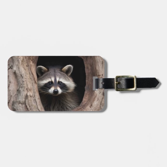 Étiquette À Bagage Racon dans la grotte des arbres (Devant horizontal)