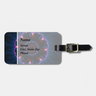 Étiquette À Bagage Rai - art de fractale