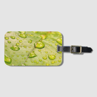 Étiquette À Bagage "Rain-Kissed Leaf Luggage Tag