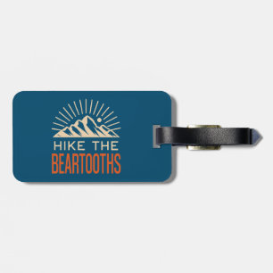 Étiquette À Bagage Randonnée Les Beartoths Sunburst