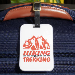 Étiquette À Bagage Randonnée ou trekking