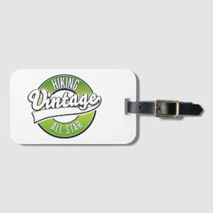 Étiquette À Bagage Randonnée Vintage toute étoile