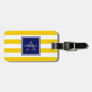 Étiquette À Bagage Rayon d'aile Monogramme Sunshine