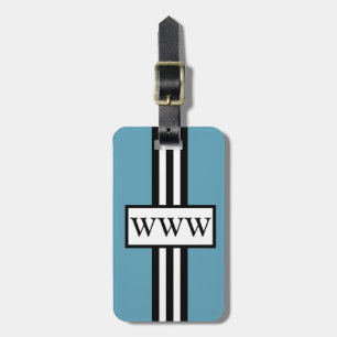 ÉTIQUETTE À BAGAGE RAYURES CHICS DE LUGGAGE/GIFT TAG_145