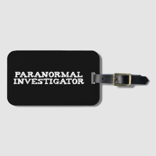Étiquette À Bagage Recherche paranormale Chasse aux fantômes