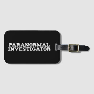 Étiquette À Bagage Recherche paranormale Chasse aux fantômes