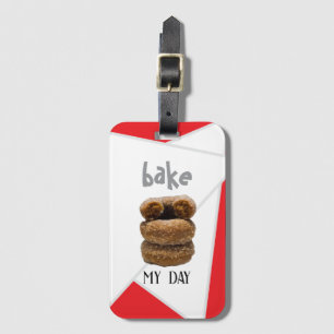 Étiquette À Bagage Red Bake My Day