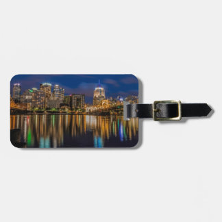 Étiquette À Bagage Réflexions de Pittsburgh