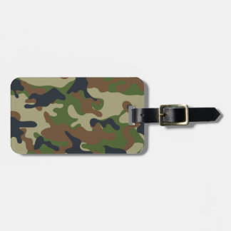Étiquette À Bagage Région boisée Camo