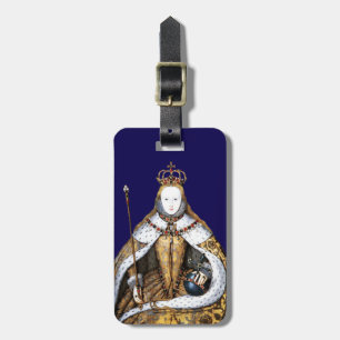 Étiquette À Bagage Reine Elizabeth d'Angleterre