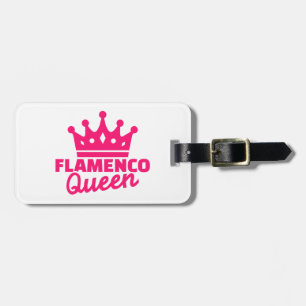 Étiquette À Bagage reine flamenco
