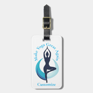 Étiquette À Bagage Rendre le yoga super Thunder_Cove