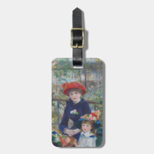 Étiquette À Bagage Renoir Deux Soeurs Terrasse Français Impressionnis