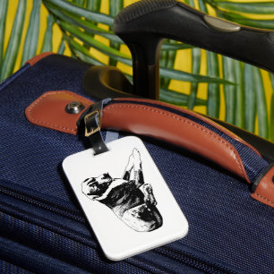 Étiquette À Bagage Repos de voyage, repère audacieux