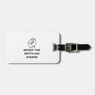 Étiquette À Bagage Résister À L'Agenda Républicain