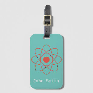 Étiquette À Bagage Restez geek scientifique de physique atomique posi
