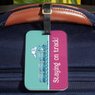Étiquette À Bagage "Restez sur la bonne voie !" Etiquettes à bagages