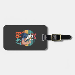 Étiquette À Bagage Retro 8647 Est 2028 Pourtant Pingouin Anti Trump