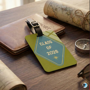 Étiquette À Bagage Rétro Vintage " PROMO 2026" Porte-clés de motel