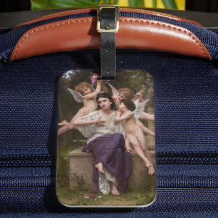 Étiquette À Bagage Rêve de printemps, Dream of Spring par Bouguereau