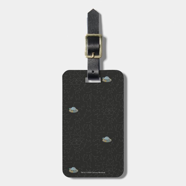 Étiquette À Bagage RICK ET MORTY™| Motif Rick Constellation (Devant Vertical)