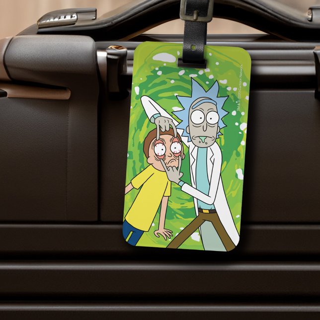 Étiquette À Bagage RICK ET MORTY™ | Regardez Ça (Luggage tag on luggage)