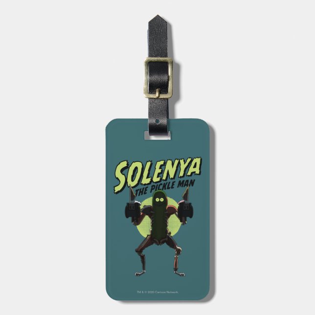 Étiquette À Bagage RICK ET MORTY™| Solenya - L'homme aux chicots (Devant Vertical)